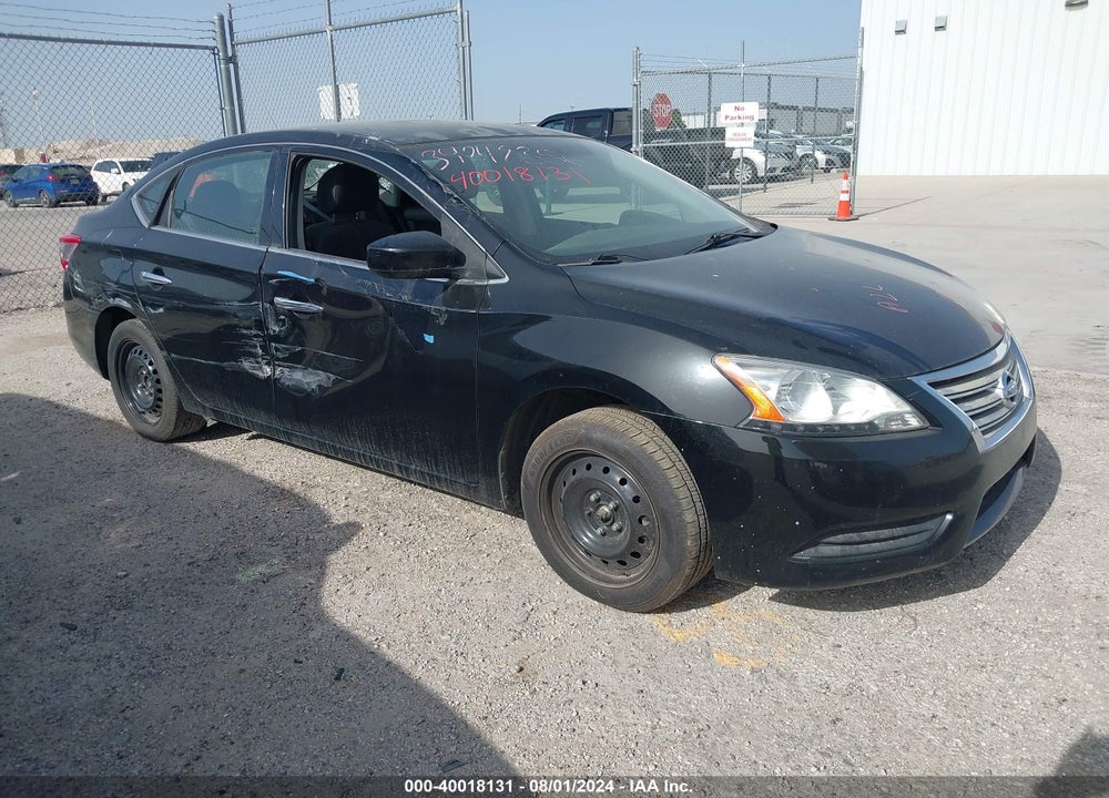 2015 NISSAN SENTRA S VIN: 3N1AB7AP0FY383975