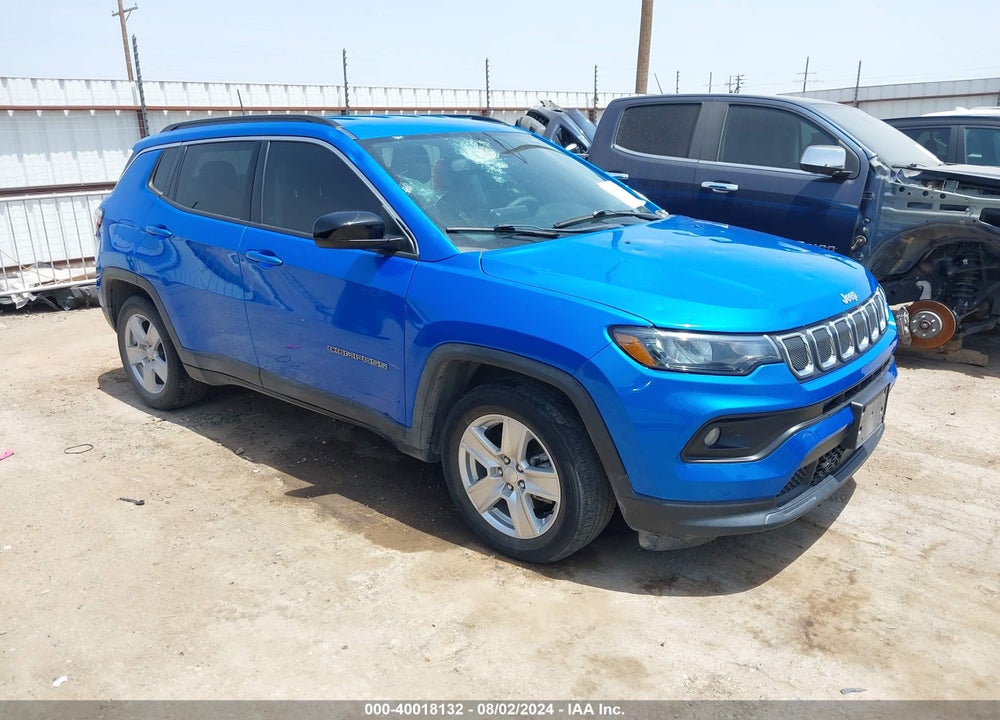 2022 JEEP COMPASS LATITUDE FWD VIN: 3C4NJCBB0NT166371
