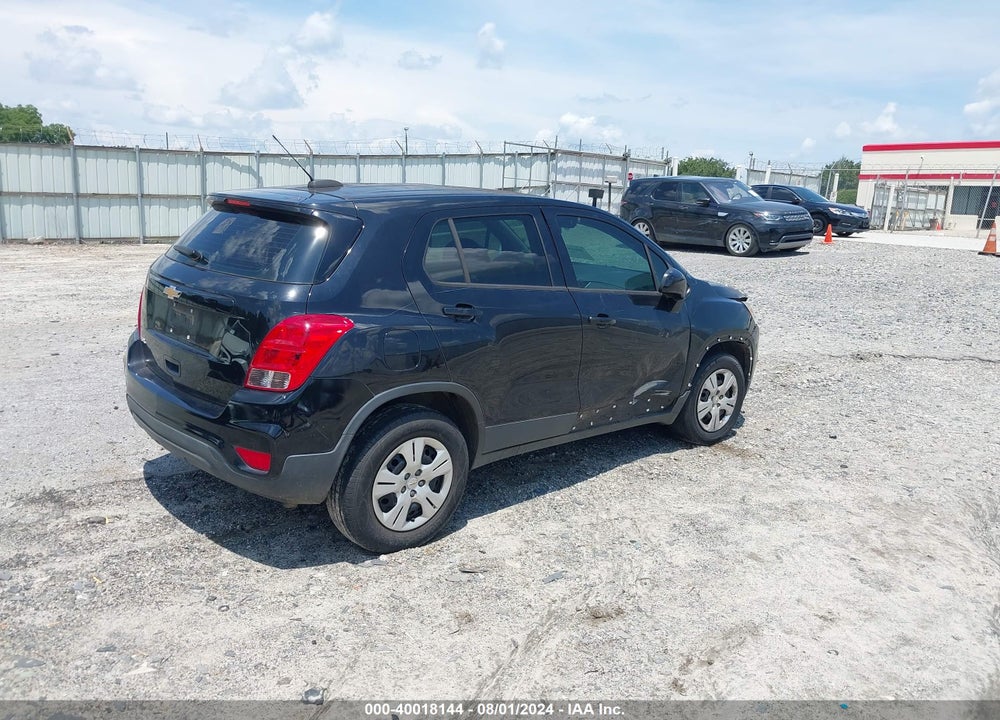 2018 CHEVROLET TRAX LS VIN: 3GNCJKSB2JL386470