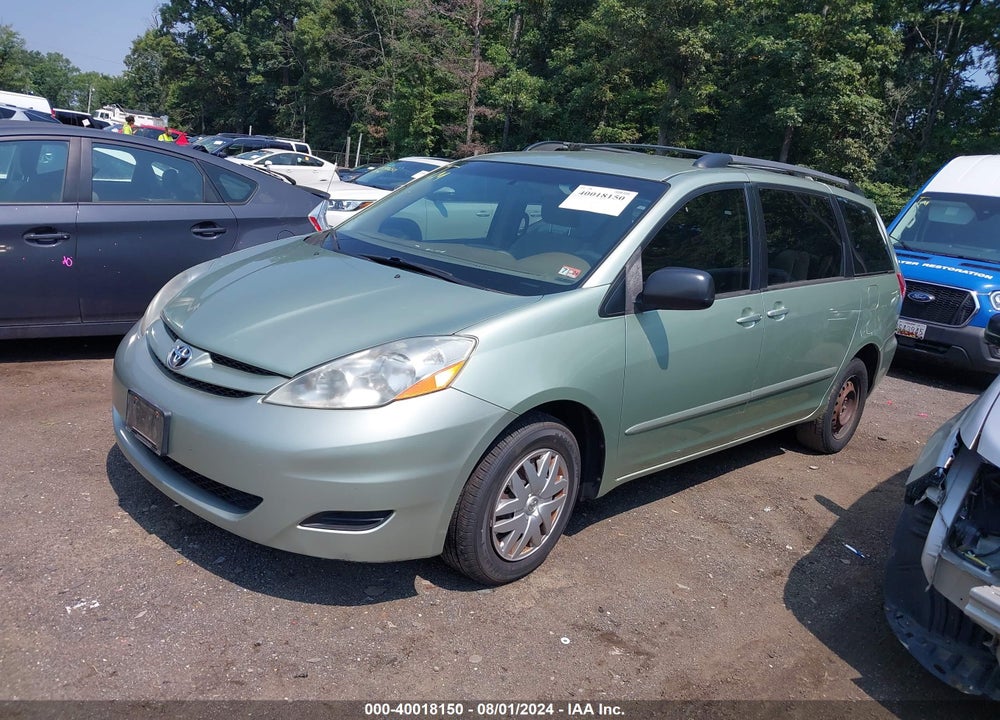 2008 TOYOTA SIENNA CE VIN: 5TDZK23C78S133656