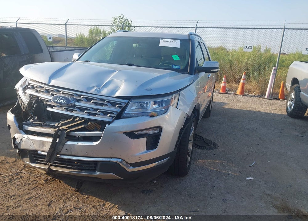 2018 FORD EXPLORER LIMITED VIN: 1FM5K7F82JGA82095