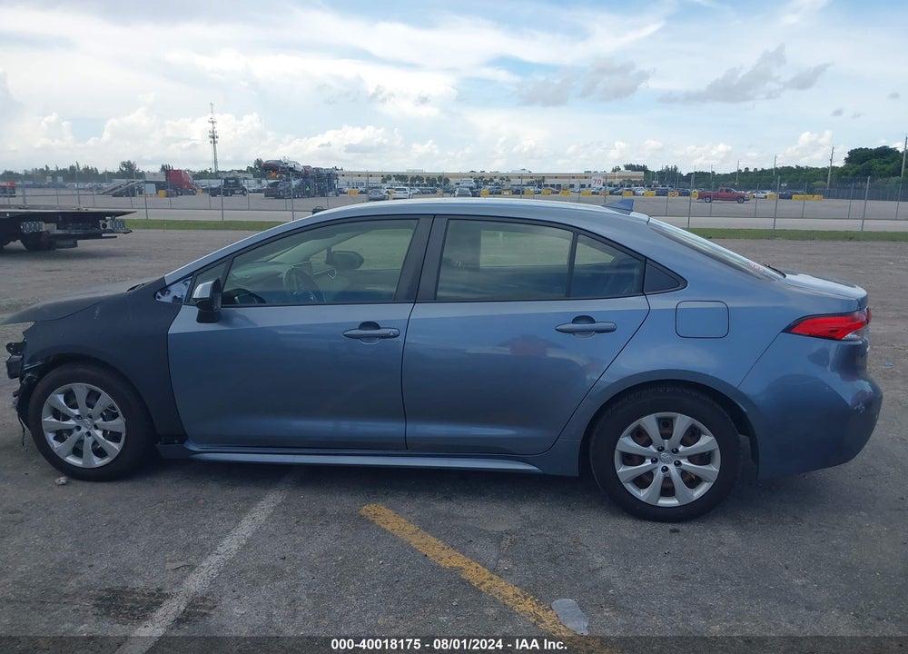 2021 TOYOTA COROLLA LE VIN: JTDEPMAE5MJ127278