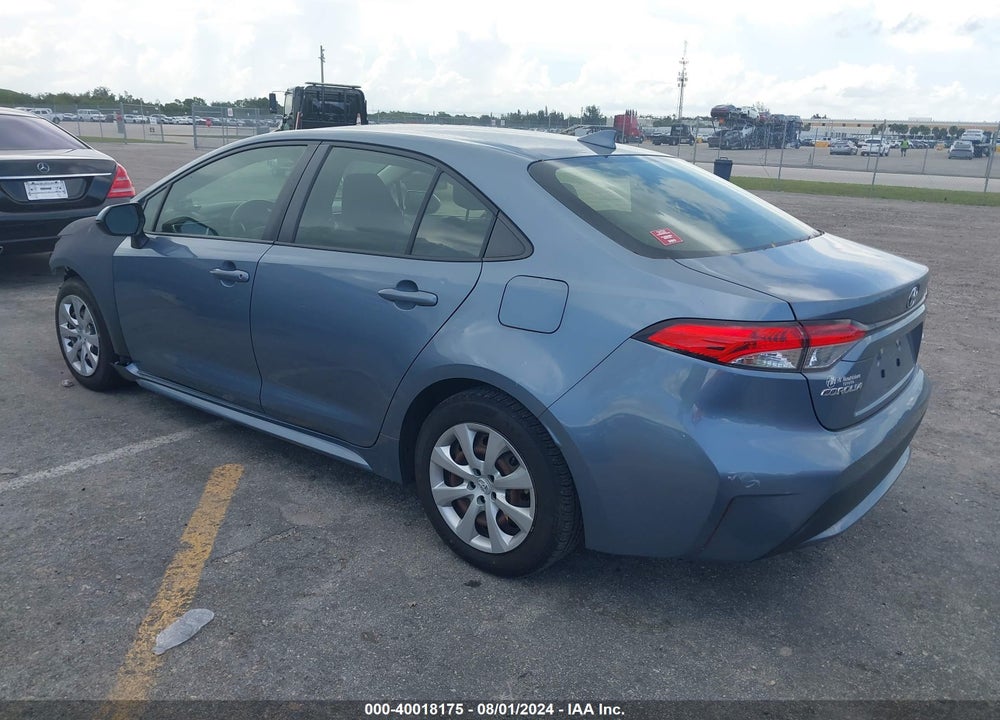 2021 TOYOTA COROLLA LE VIN: JTDEPMAE5MJ127278