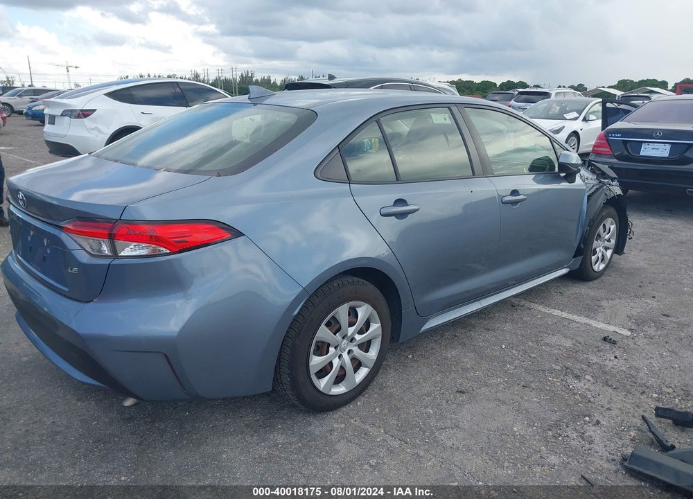 2021 TOYOTA COROLLA LE VIN: JTDEPMAE5MJ127278