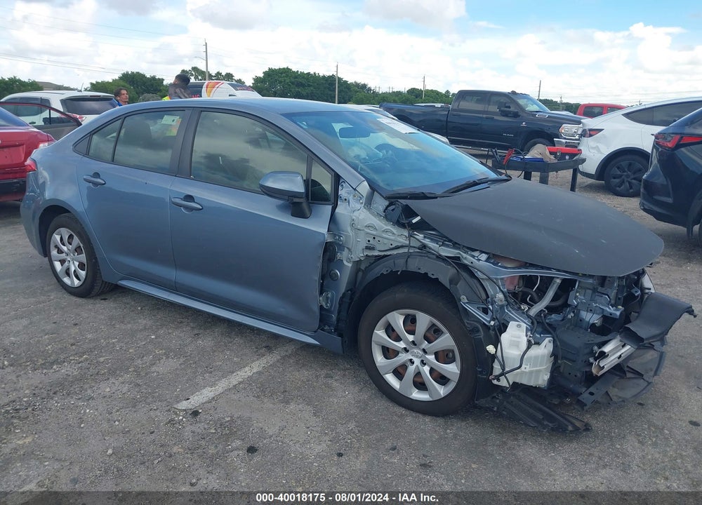 2021 TOYOTA COROLLA LE VIN: JTDEPMAE5MJ127278