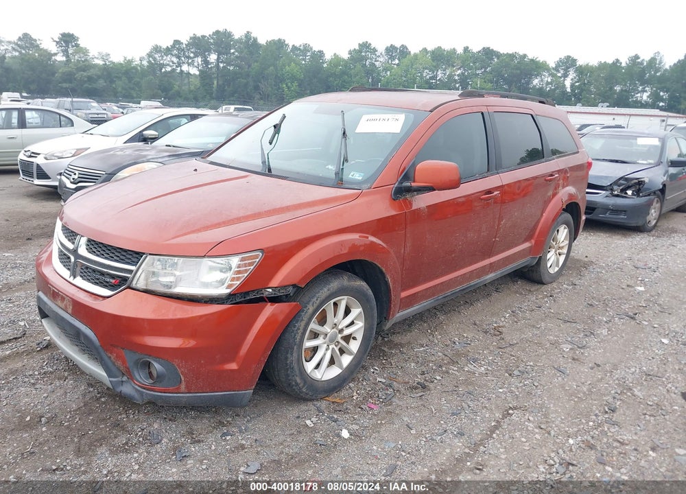 2013 DODGE JOURNEY SXT VIN: 3C4PDCBB4DT608082
