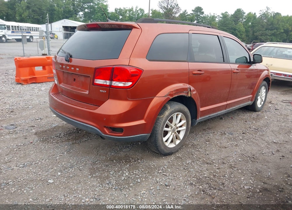 2013 DODGE JOURNEY SXT VIN: 3C4PDCBB4DT608082