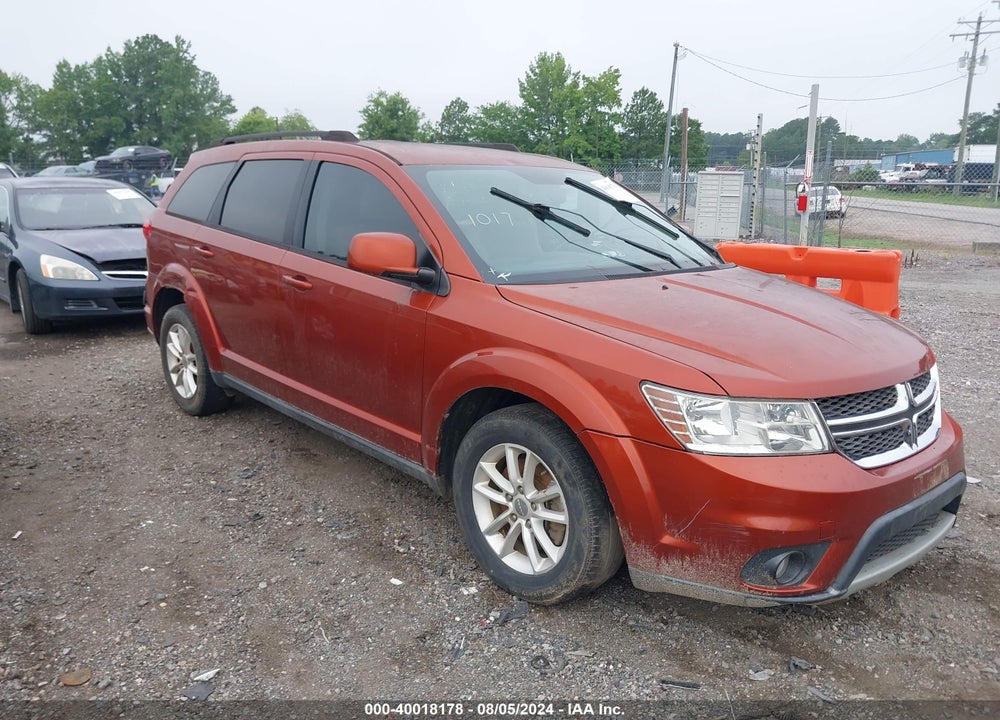 2013 DODGE JOURNEY SXT VIN: 3C4PDCBB4DT608082