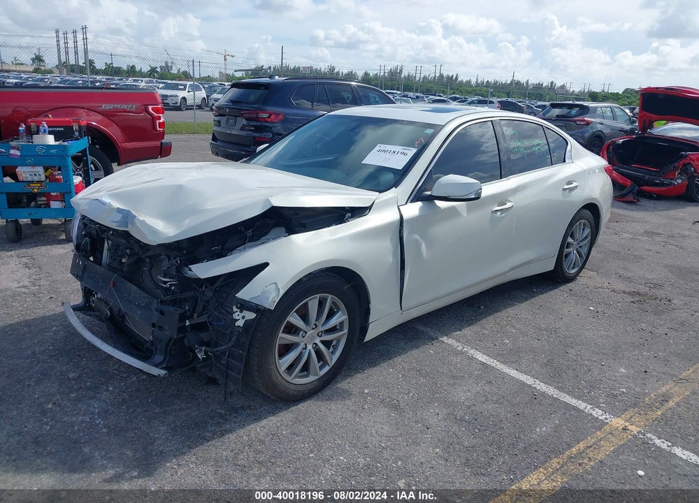 2015 INFINITI Q50 PREMIUM VIN: JN1BV7AP8FM358739