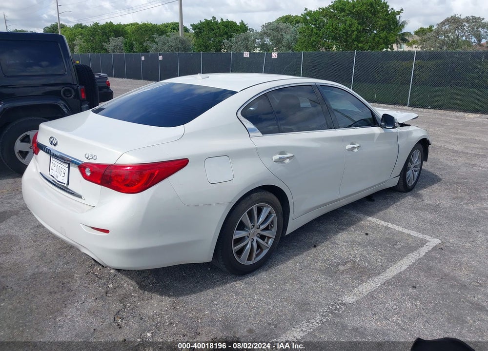 2015 INFINITI Q50 PREMIUM VIN: JN1BV7AP8FM358739