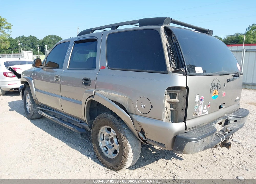 2003 CHEVROLET TAHOE Z71 VIN: 1GNEK13Z63R105438