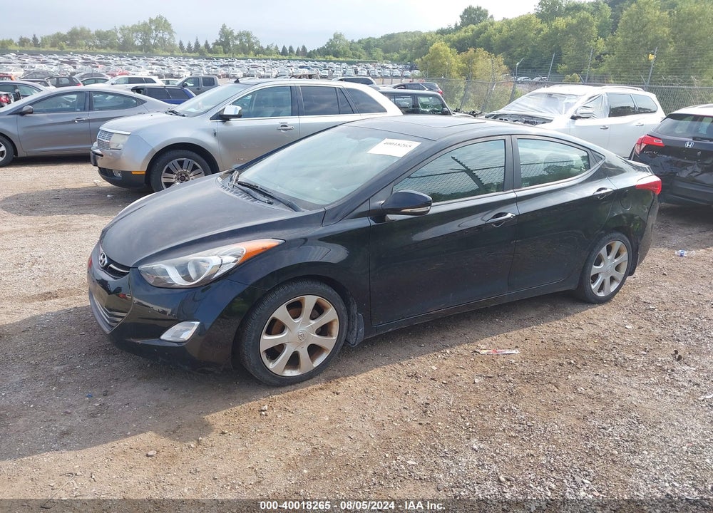 2012 HYUNDAI ELANTRA LIMITED (ULSAN PLANT) VIN: KMHDH4AE0CU353794