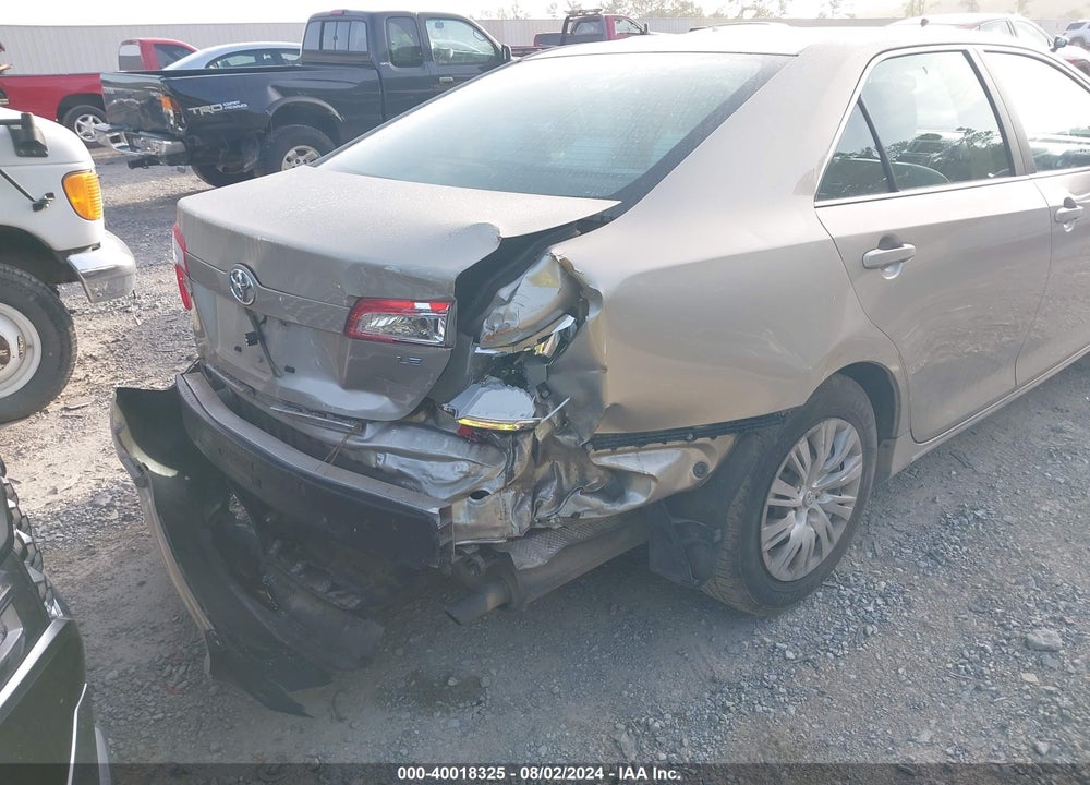 2013 TOYOTA CAMRY LE VIN: 4T1BF1FK9DU255777