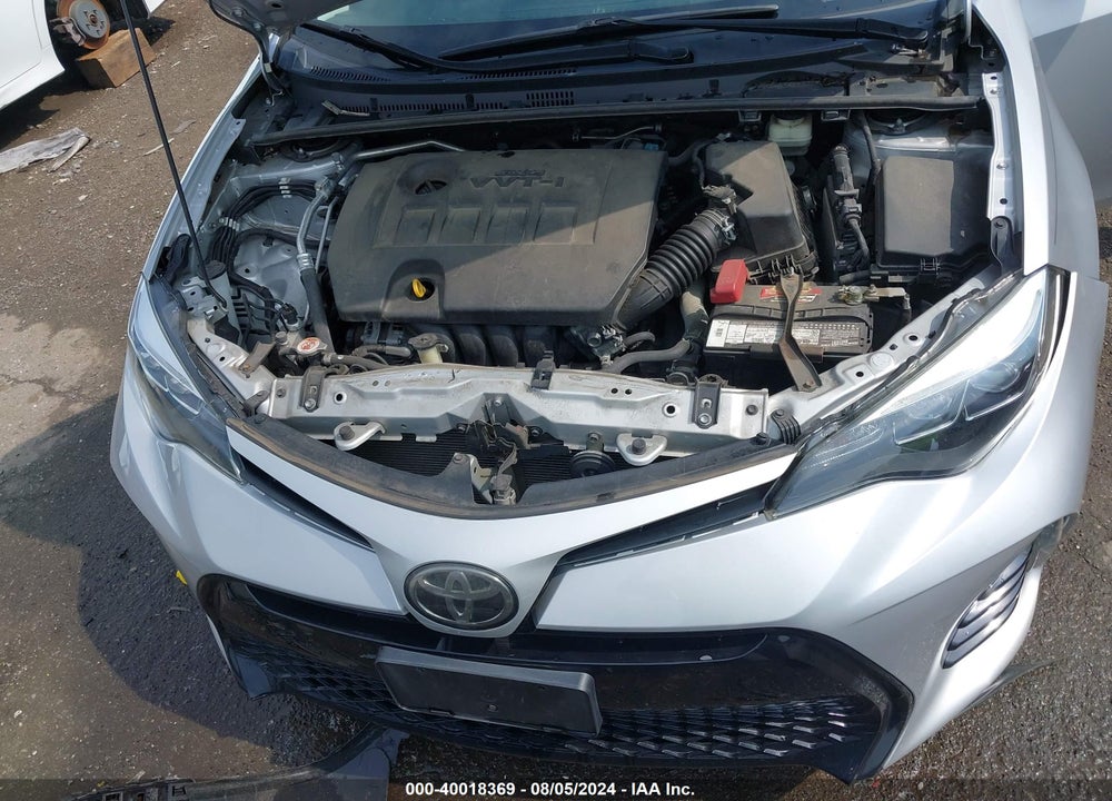 2018 TOYOTA COROLLA SE VIN: 2T1BURHE7JC043260