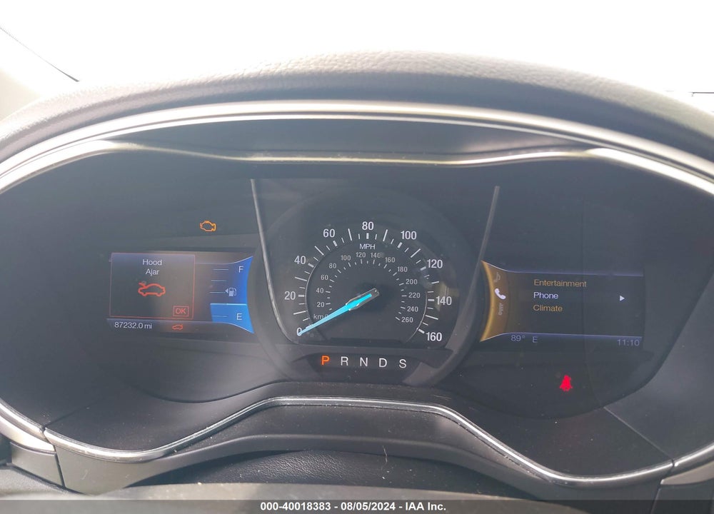 2013 FORD FUSION VIN: 3FA6P0HR5DR124169