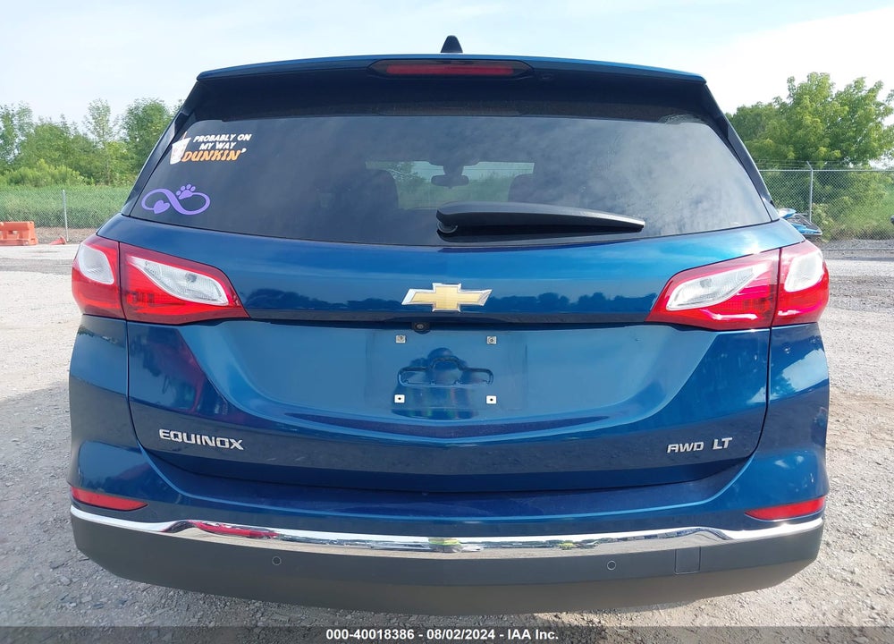 2020 CHEVROLET EQUINOX AWD LT 1.5L TURBO VIN: 3GNAXUEV9LL334456