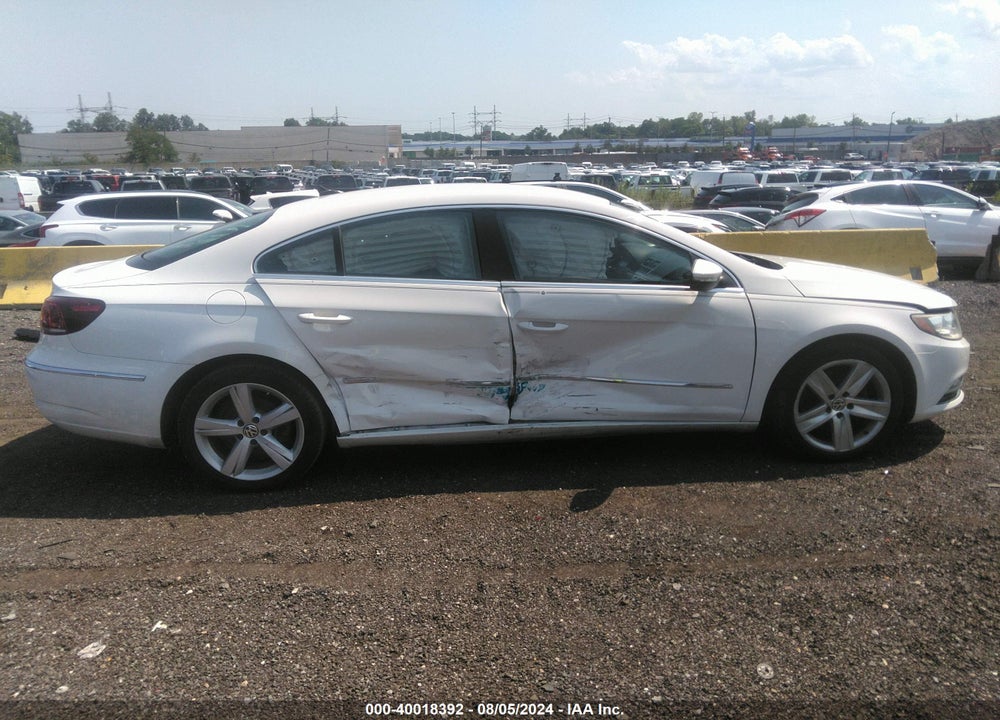 2014 VOLKSWAGEN CC 2.0T SPORT VIN: WVWBP7AN8EE505799