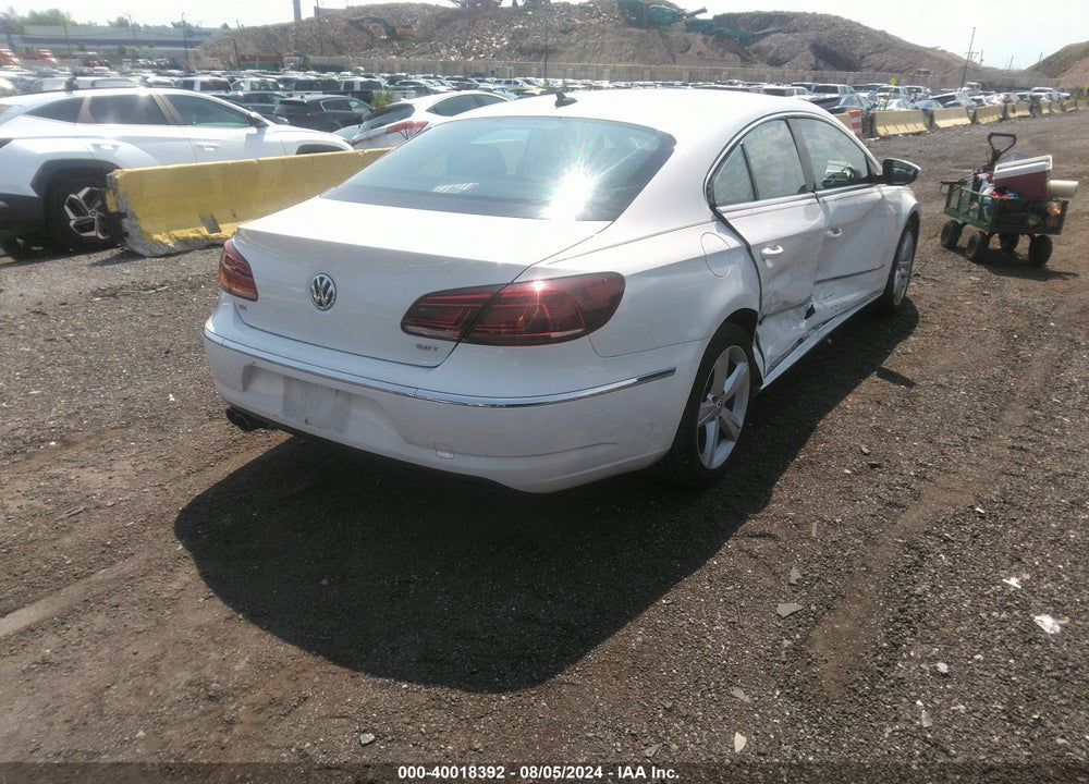 2014 VOLKSWAGEN CC 2.0T SPORT VIN: WVWBP7AN8EE505799