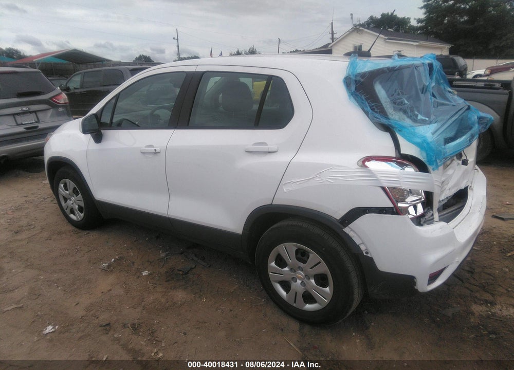2017 CHEVROLET TRAX LS VIN: 3GNCJKSB6HL239594