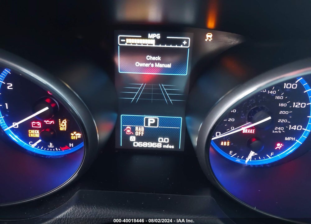 2018 SUBARU OUTBACK 2.5I LIMITED VIN: 4S4BSANC8J3297459