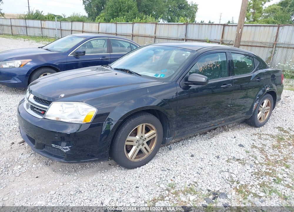 2012 DODGE AVENGER SXT VIN: 1C3CDZCB9CN200681