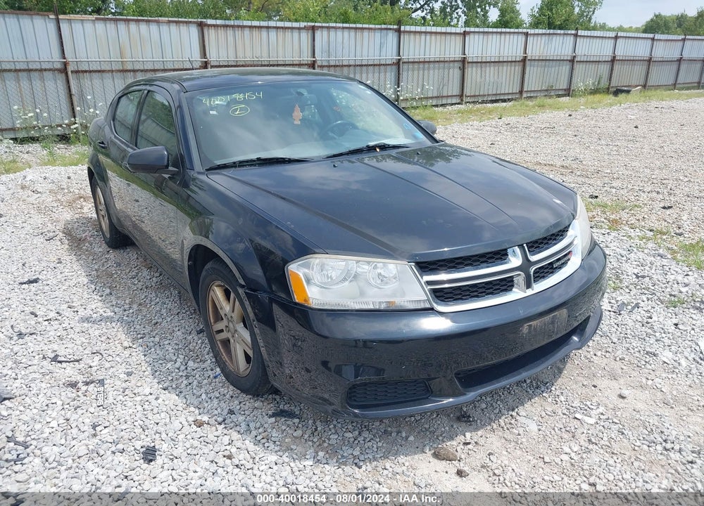 2012 DODGE AVENGER SXT VIN: 1C3CDZCB9CN200681