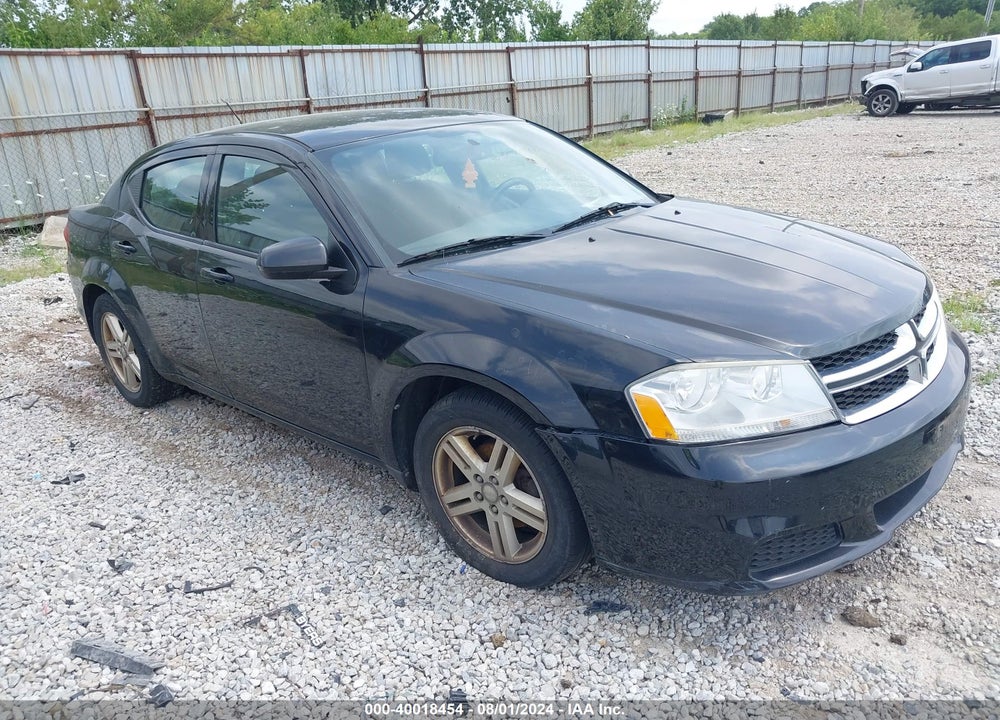2012 DODGE AVENGER SXT VIN: 1C3CDZCB9CN200681