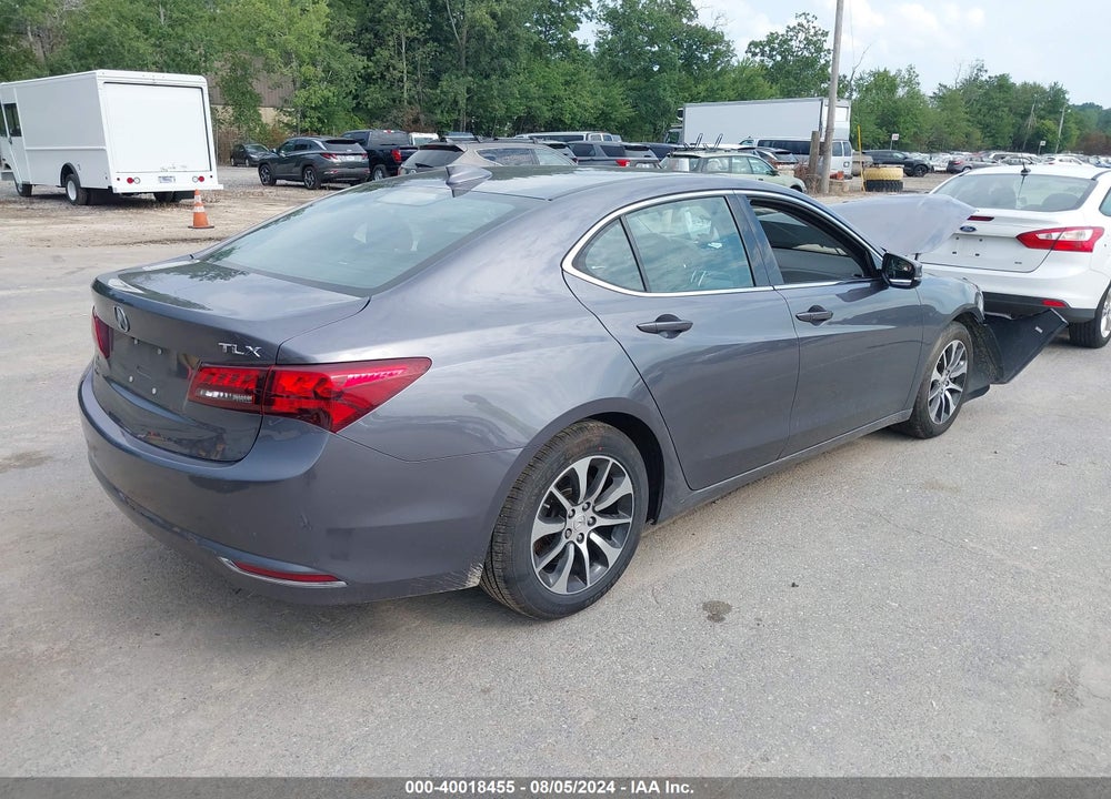 2017 ACURA TLX TECHNOLOGY PACKAGE VIN: 19UUB1F54HA010445