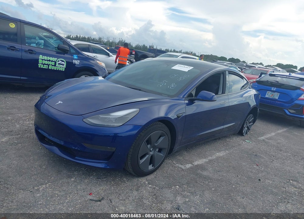 2023 TESLA MODEL 3 REAR-WHEEL DRIVE VIN: 5YJ3E1EA2PF554593