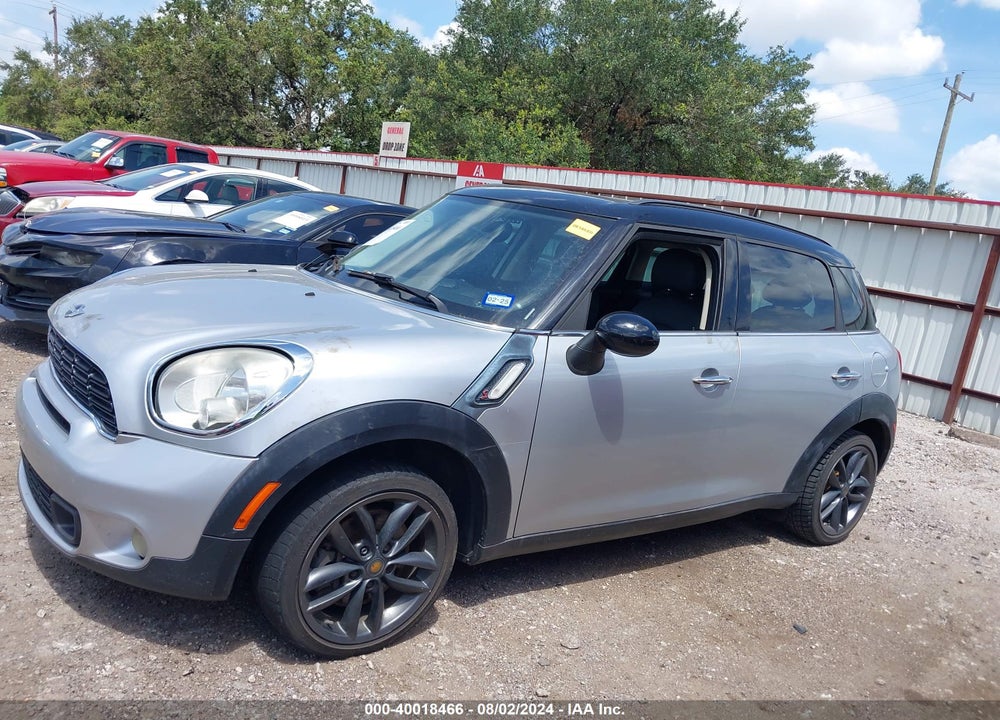 2013 MINI COUNTRYMAN COOPER S VIN: WMWZC3C54DWP22126