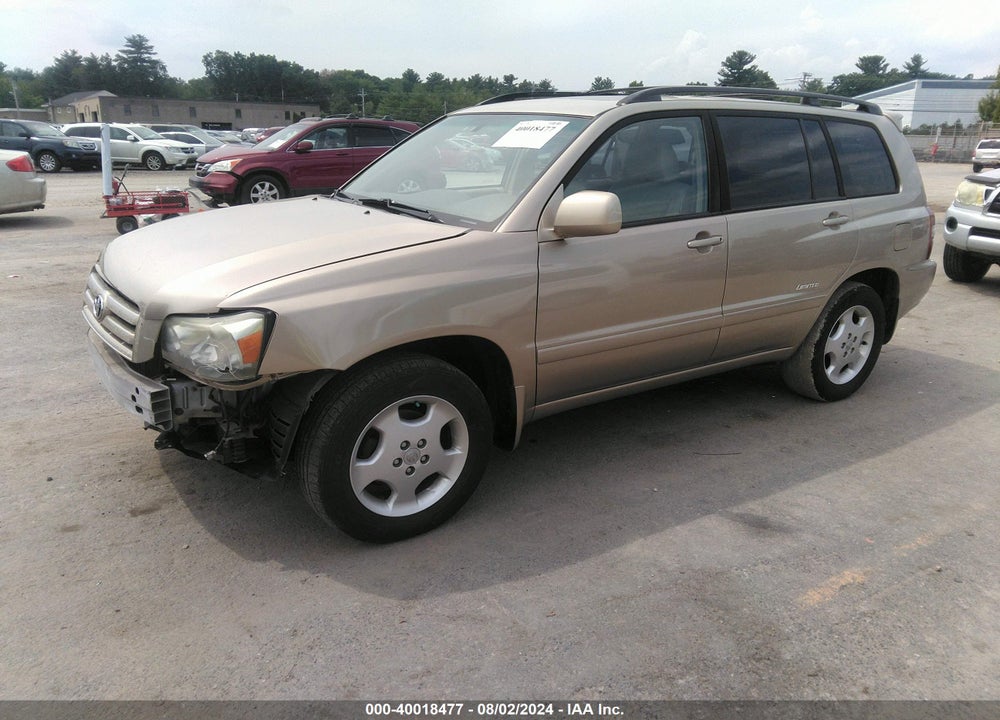 2006 TOYOTA HIGHLANDER LIMITED V6 VIN: JTEEP21A660184157