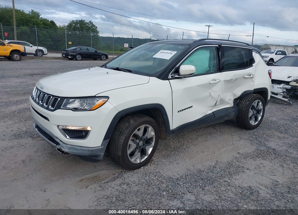 2019 JEEP COMPASS LIMITED 4X4 VIN: 3C4NJDCB7KT734700