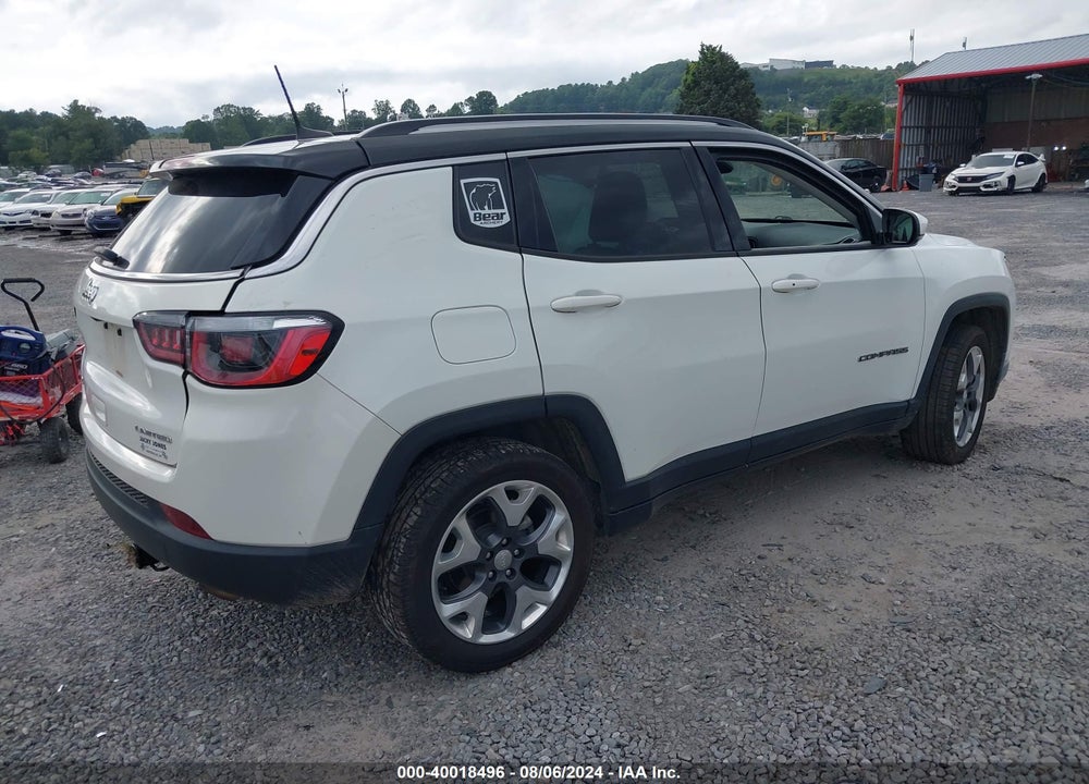 2019 JEEP COMPASS LIMITED 4X4 VIN: 3C4NJDCB7KT734700