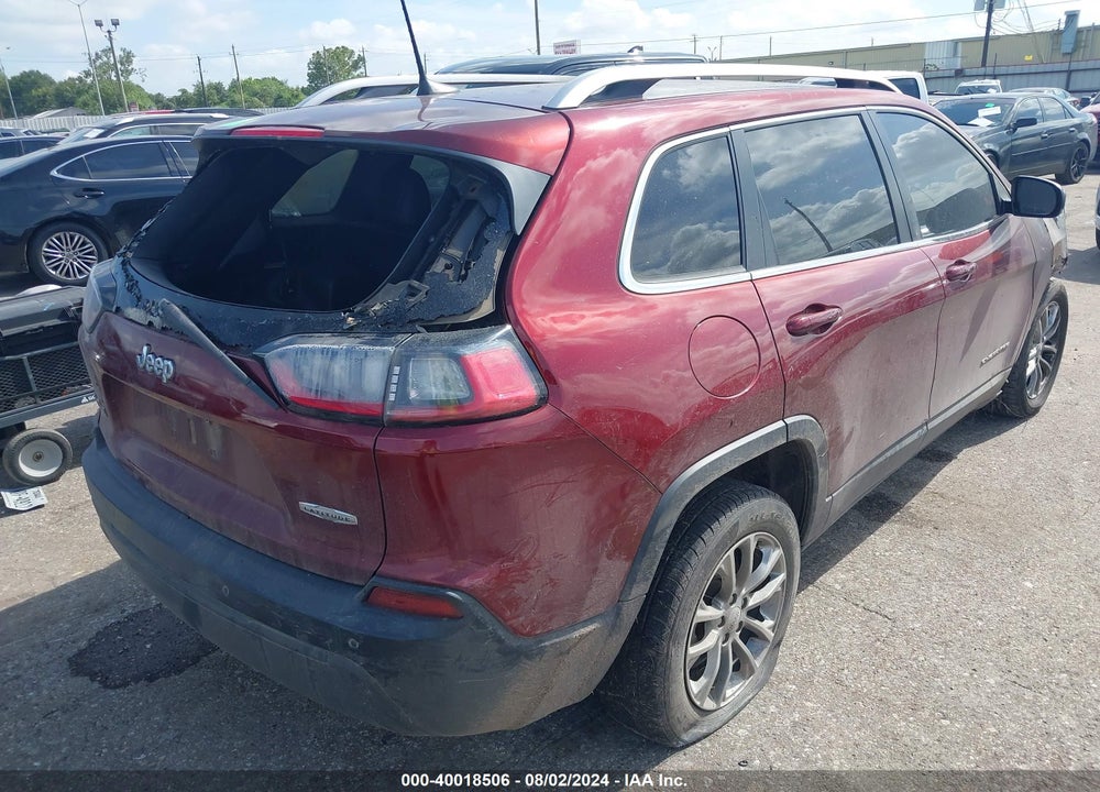 2019 CHEROKEE JEEP  LATITUDE PLUS FWD VIN: 1C4PJLLB9KD312808