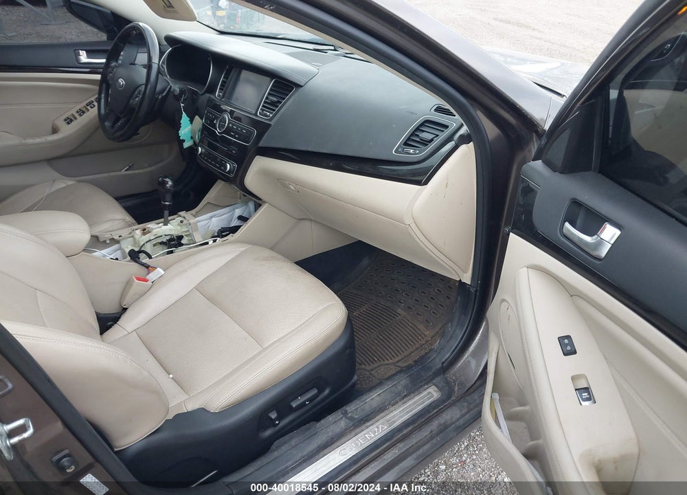 2014 KIA CADENZA PREMIUM VIN: KNALN4D73E5140886