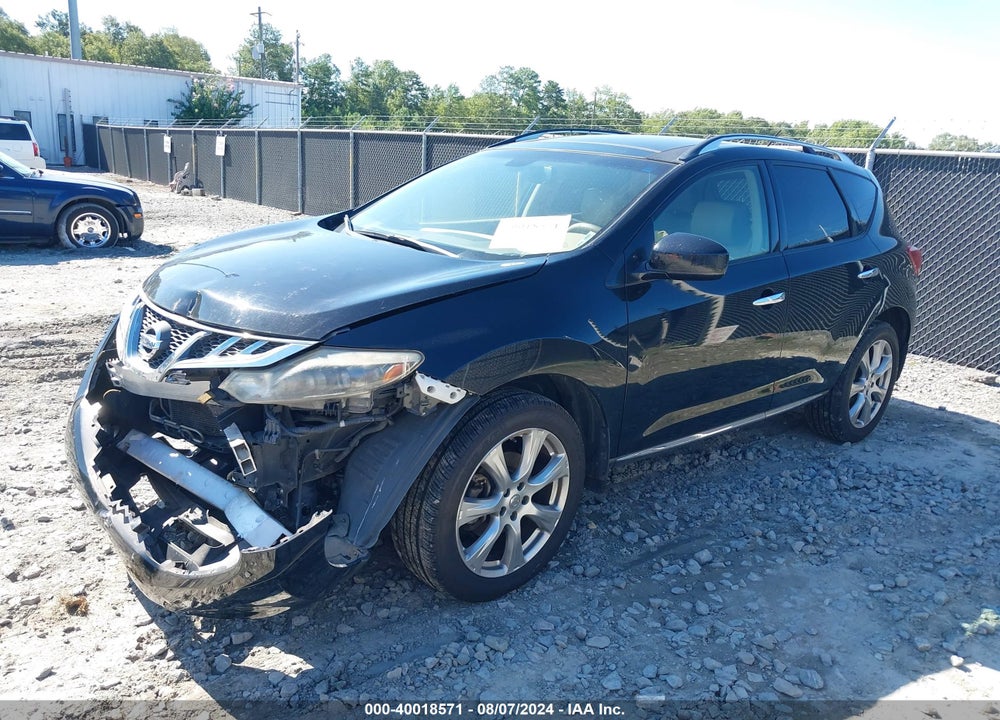 2012 NISSAN MURANO LE VIN: JN8AZ1MU1CW116133