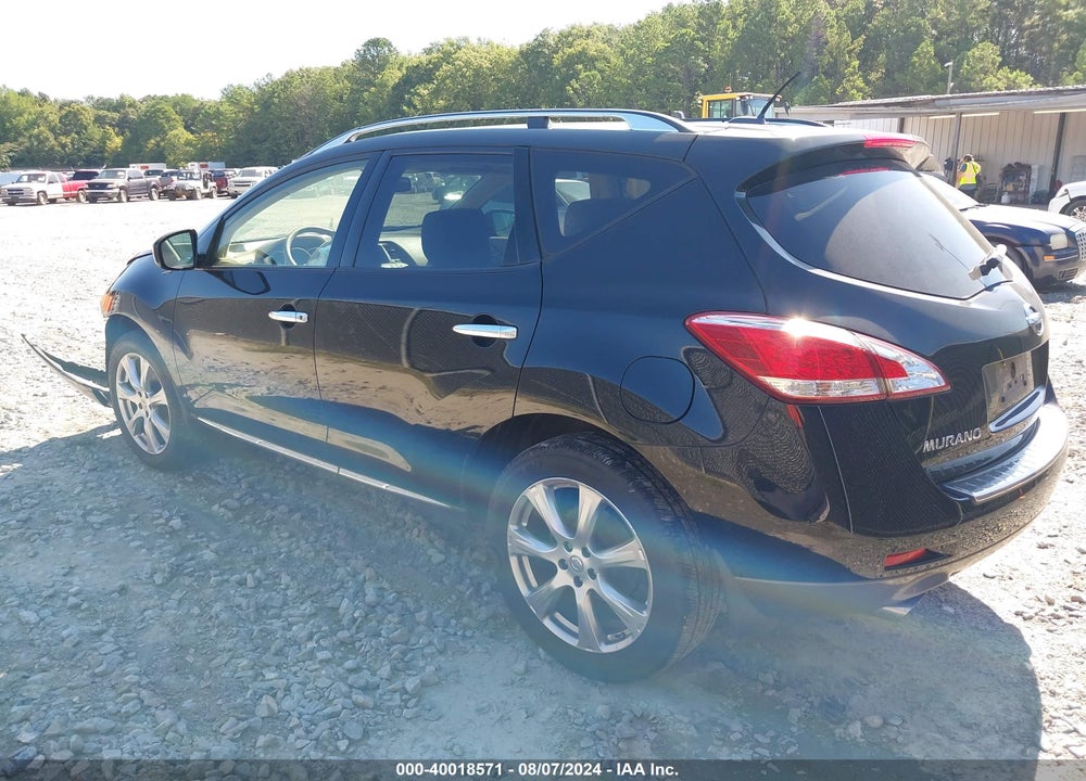 2012 NISSAN MURANO LE VIN: JN8AZ1MU1CW116133