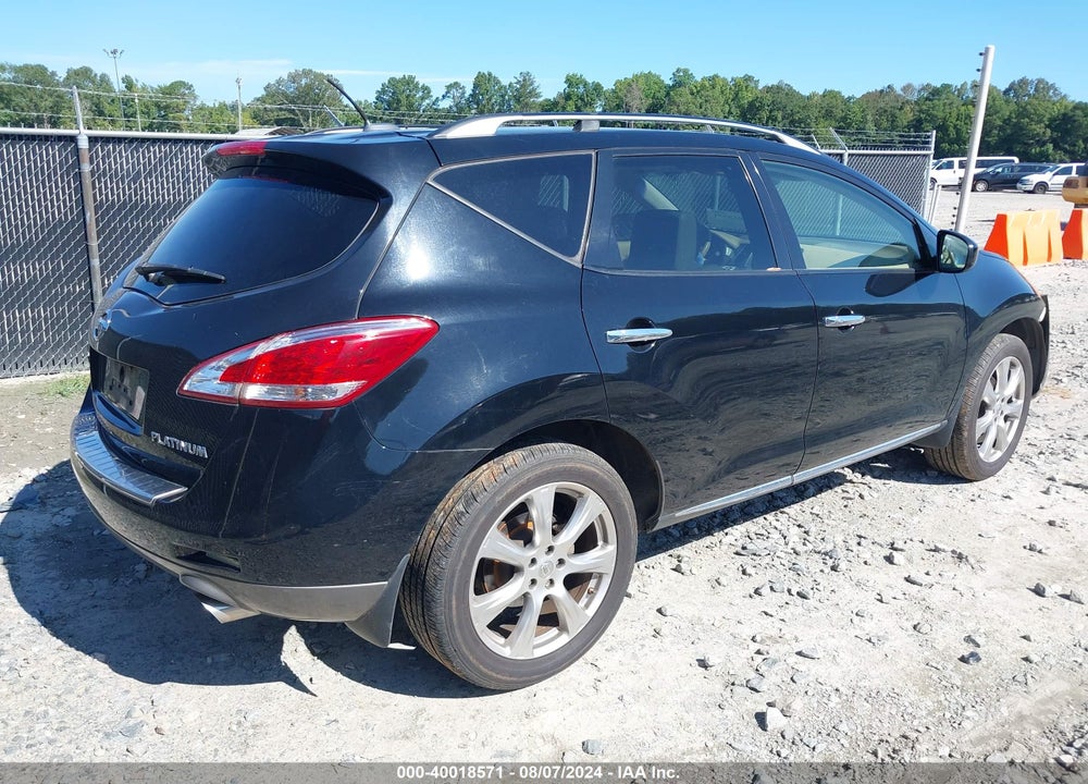 2012 NISSAN MURANO LE VIN: JN8AZ1MU1CW116133