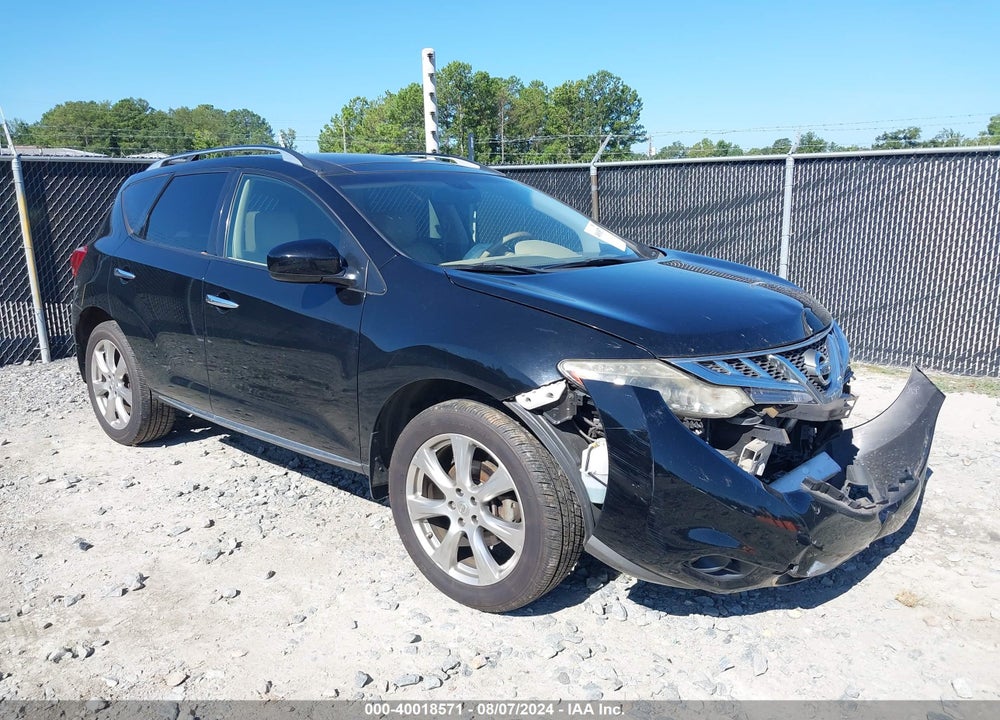 2012 NISSAN MURANO LE VIN: JN8AZ1MU1CW116133