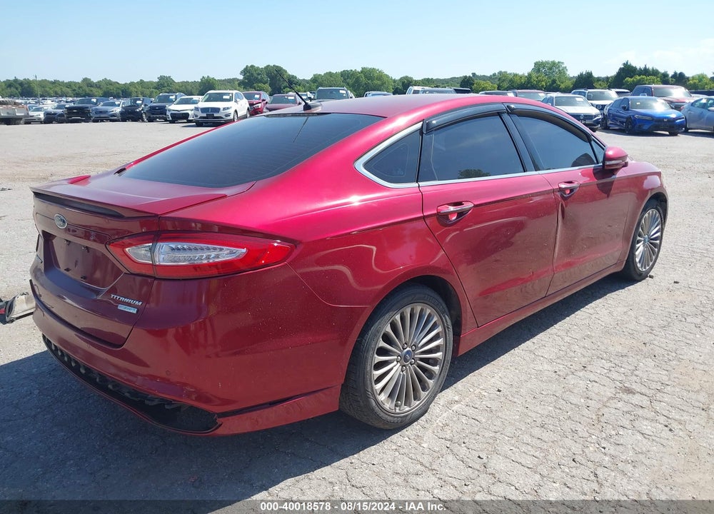 2014 FORD FUSION TITANIUM VIN: 3FA6P0K9XER118541