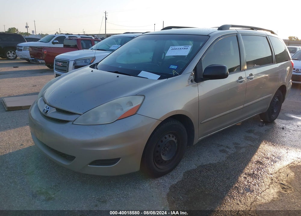 2008 TOYOTA SIENNA CE VIN: 5TDZK23C08S204275