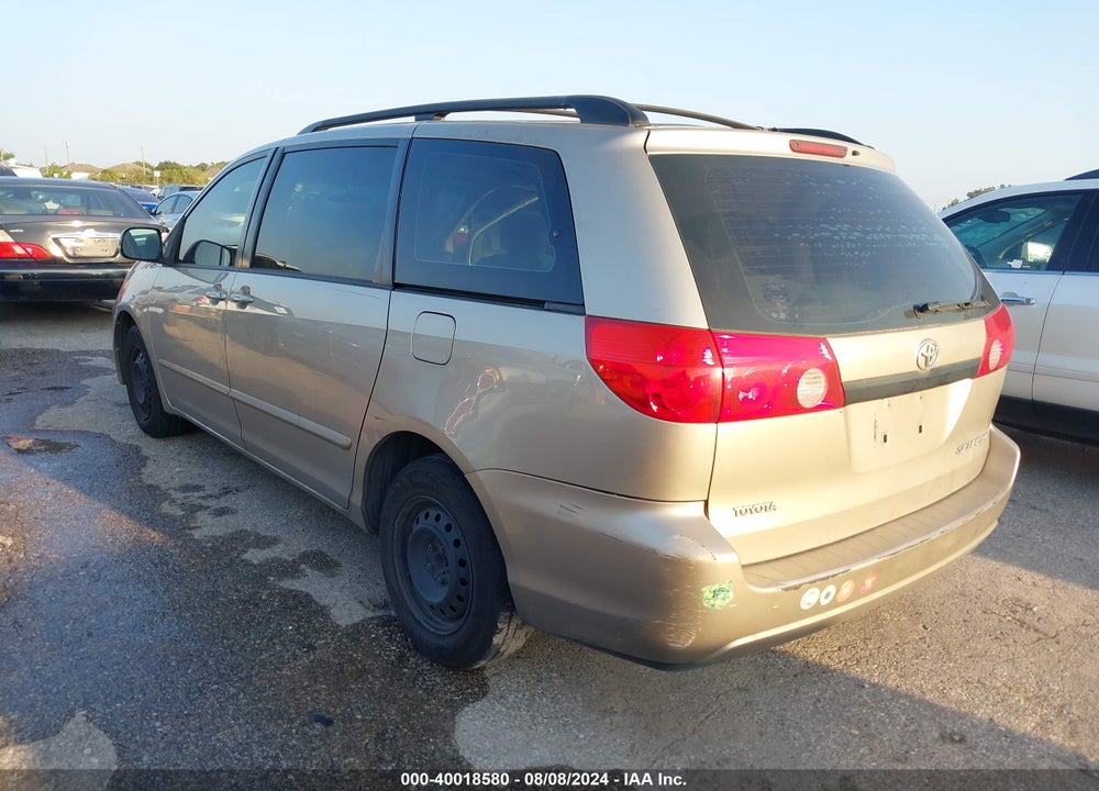 2008 TOYOTA SIENNA CE VIN: 5TDZK23C08S204275