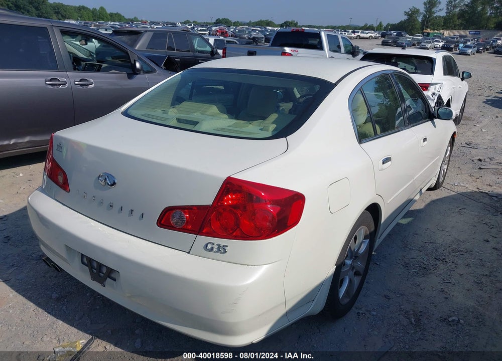 2006 INFINITI G35 VIN: JNKCV51E36M513474
