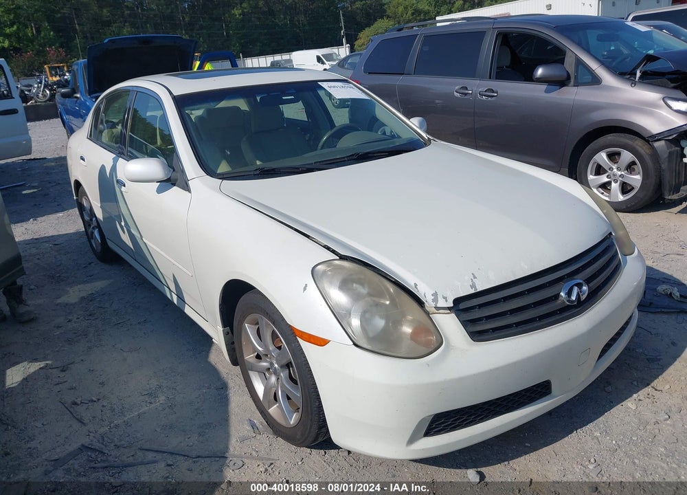 2006 INFINITI G35 VIN: JNKCV51E36M513474