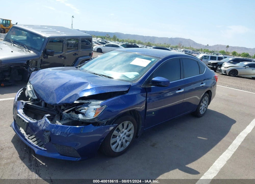 2017 NISSAN SENTRA S VIN: 3N1AB7AP9HY223015