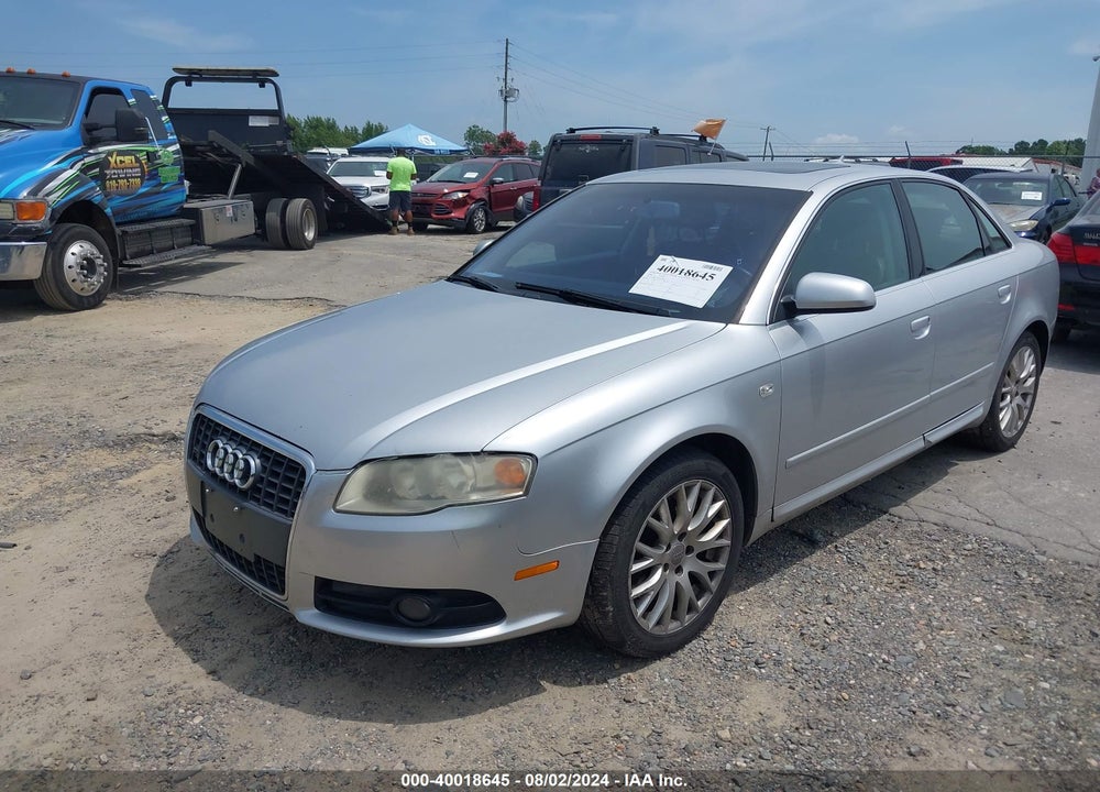 2008 AUDI A4 2.0T/2.0T SPECIAL EDITION VIN: WAUDF78E08A148855