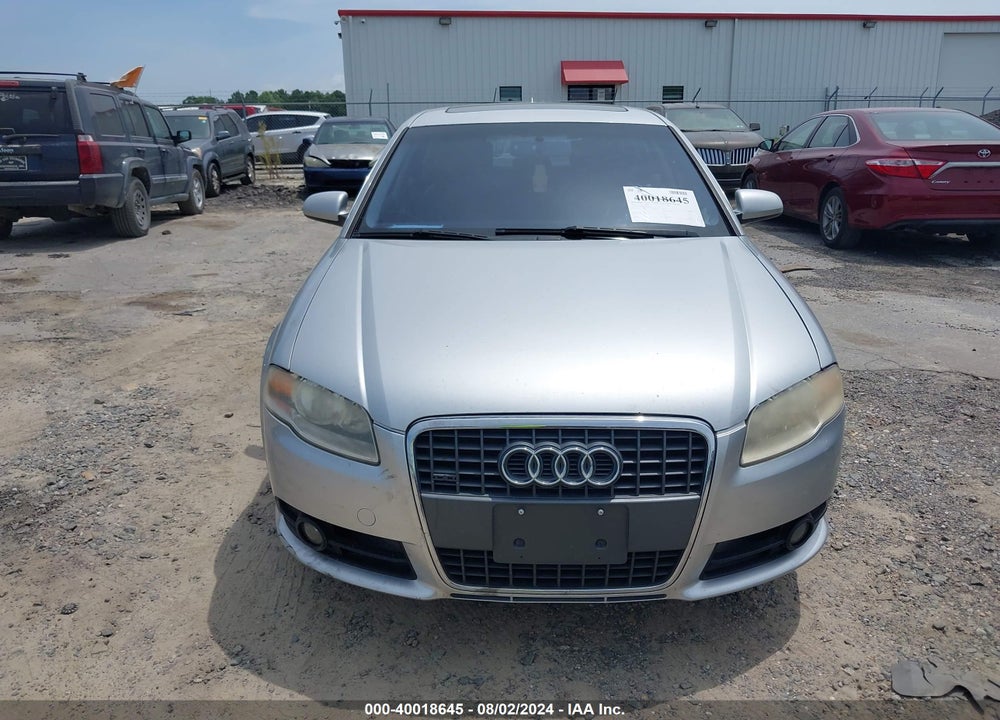 2008 AUDI A4 2.0T/2.0T SPECIAL EDITION VIN: WAUDF78E08A148855