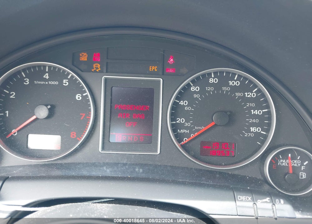 2008 AUDI A4 2.0T/2.0T SPECIAL EDITION VIN: WAUDF78E08A148855