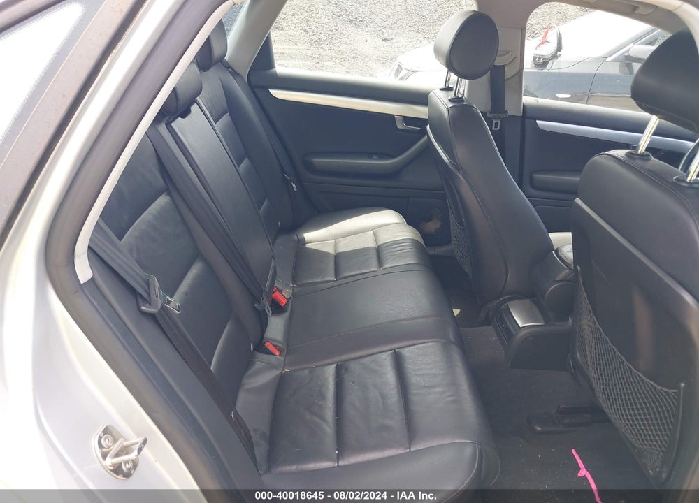 2008 AUDI A4 2.0T/2.0T SPECIAL EDITION VIN: WAUDF78E08A148855