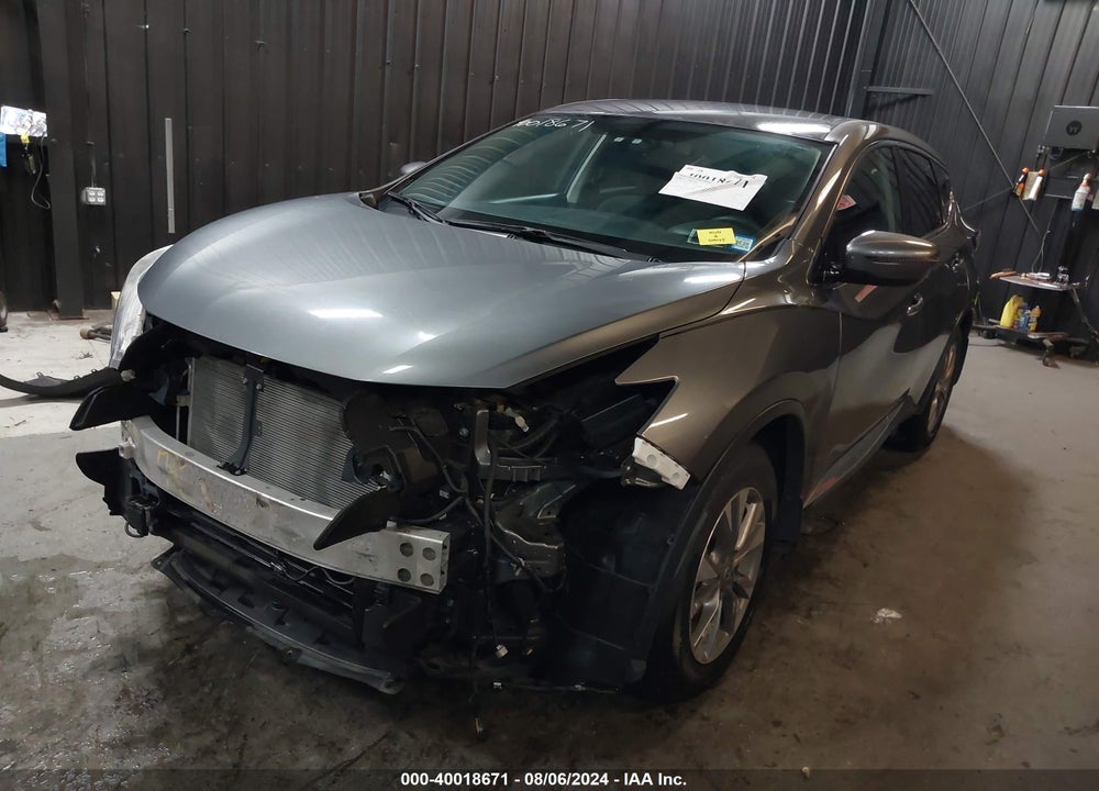 2018 NISSAN MURANO PLATINUM/S/SL/SV VIN: 5N1AZ2MH9JN160187
